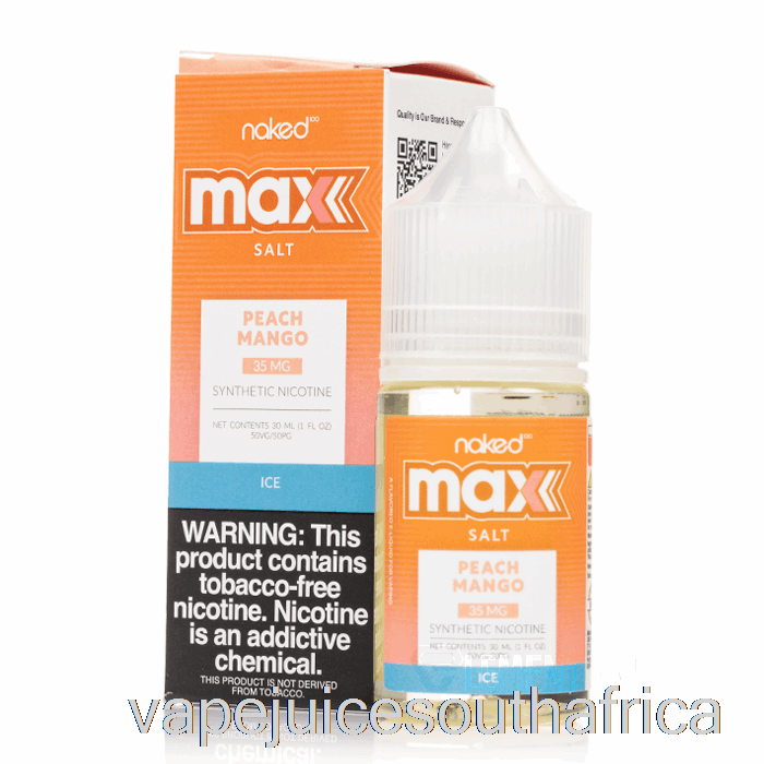 Vape Juice South Africa Ice Peach Mango - Naked Max Salt - 30Ml 50Mg